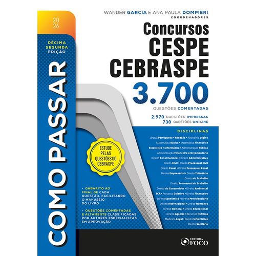 como passar - concursos cespe - cebraspe
