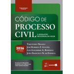 código de processo civil e legislação processual em vigor