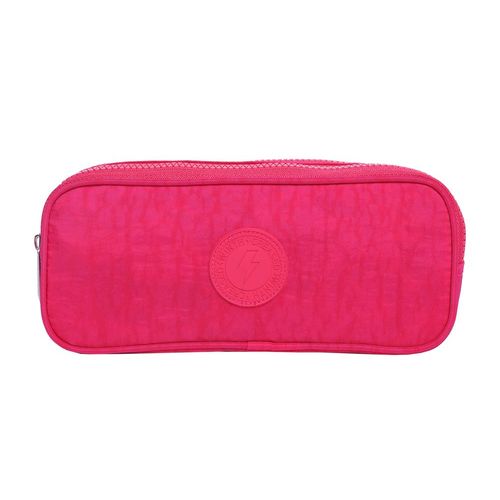 estojo duplo wteen nylon pink