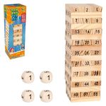 jogo tombou perdeu mdf 54 peças