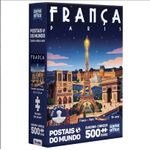quebra cabeça 500 peças nano postais do mundo frança