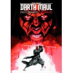 star wars: darth maul - preto, branco e vermelho