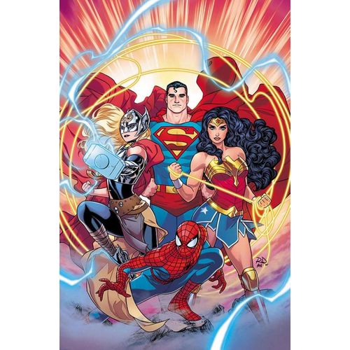 homem-aranha e superman - capa variante 2