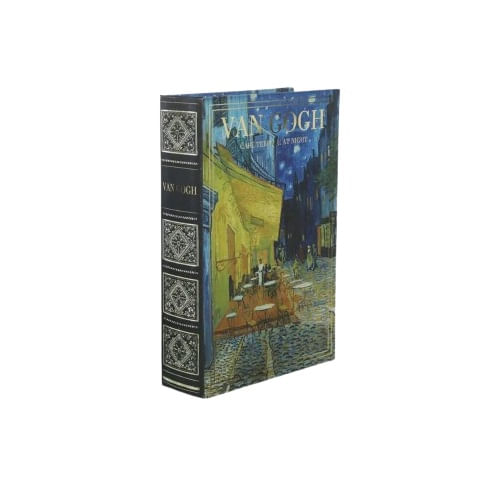 caixa livro van gogh terraço mdf p