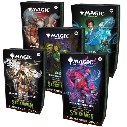 magic the gathering - secrets of strixhaven - commander deck - ingles