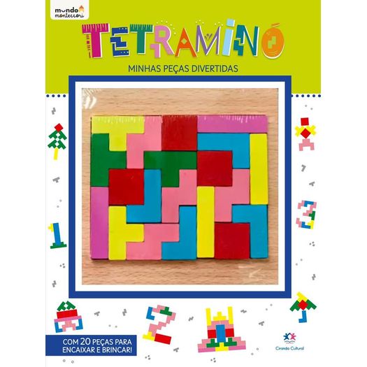 tetraminó - com 20 peças para brincar e aprender