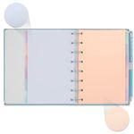 caderno organizador planner systemflex cotton azul