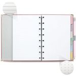 caderno notebook systemflex maxi cotton rosa