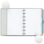 caderno notebook systemflex maxi cotton azul