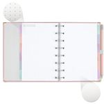 caderno organizador planner systemflex cotton rosa