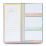 bloco de anotações sticky notes cotton azul