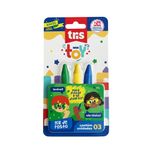 giz de rosto 3 cores brasil tris