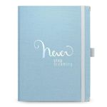 caderno organizador planner systemflex cotton azul
