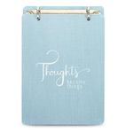 caderno fichário cotton azul