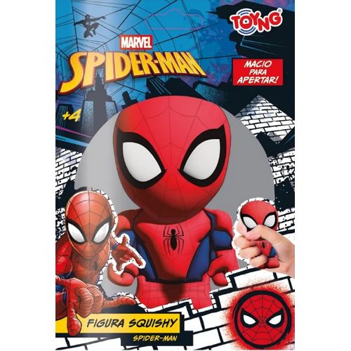 boneco squishy de apertar homem aranha