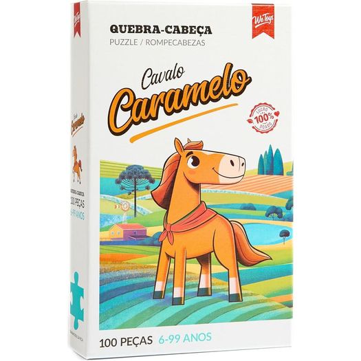 quebra cabeça 100 peças cavalo caramelo quebra cabeça 100 peças cavalo caramelo