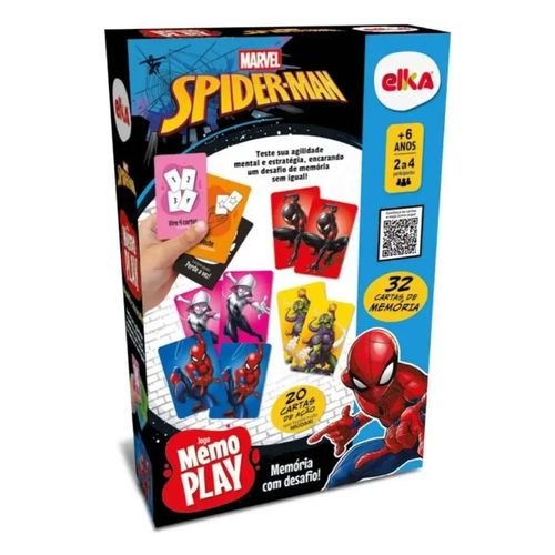 jogo da memória play spiderman