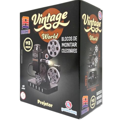 blocos de montar vintage world