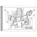 caderno cartografia 80 folhas minecraft adventure club