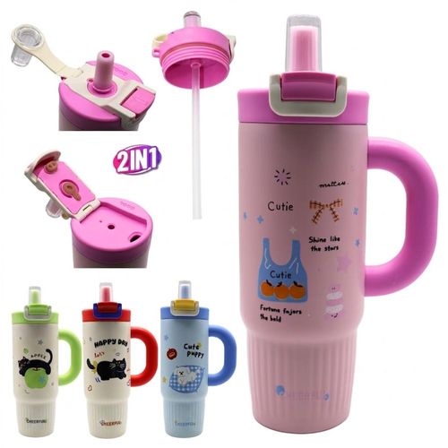 caneca térmica 800ml cute diversos modelos