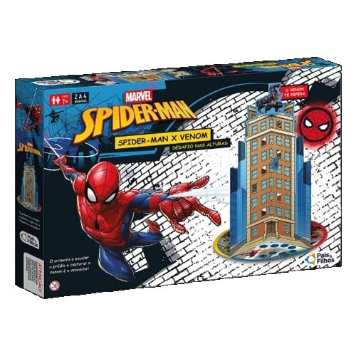 jogo desafio nas alturas spider-man x venom
