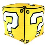 almofada formato cubo mario