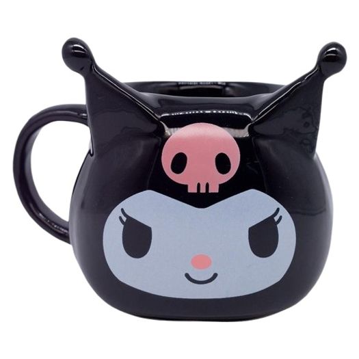 caneca 450ml formato 3d kuromi