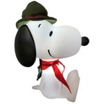 luminária decorativa bivolt snoopy escoteiro