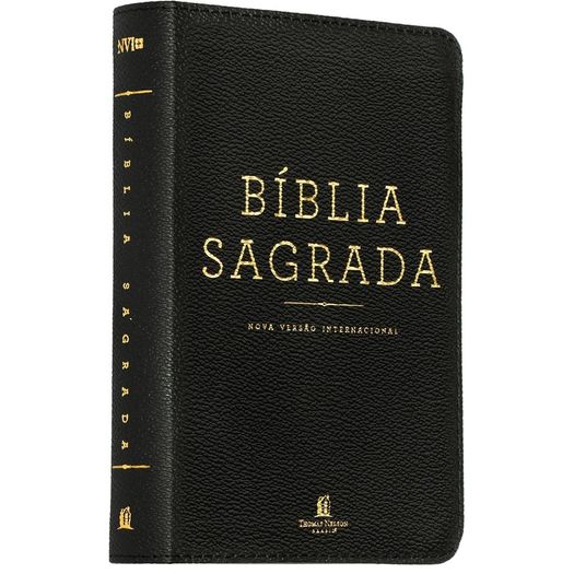 bíblia pocket nvi - capa luxo - preta bíblia pocket nvi - capa luxo - preta