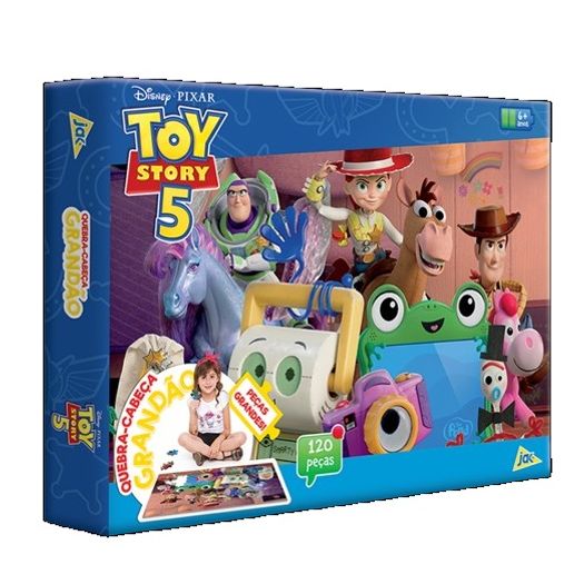 quebra-cabeça grandão 120 peças toy story 5