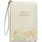 bíblia pocket nvi - capa luxo - florida - com alça