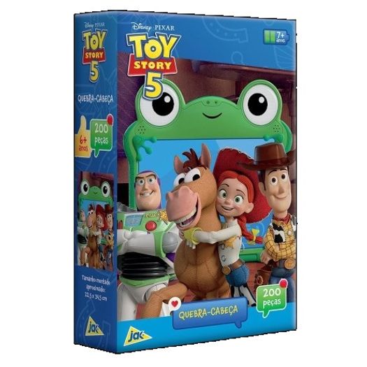 quebra-cabeça 200 peças toy story 5