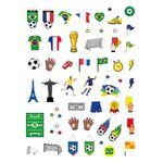 livro interativo futebol: brasil x frança