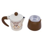 cafeteira italiana 150ml café off white