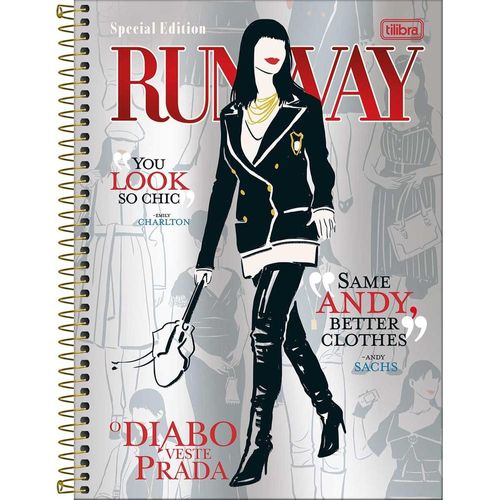 caderno universitário 10x1 diabo veste prada