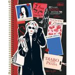 caderno universitário 1x1 diabo veste prada tilibra