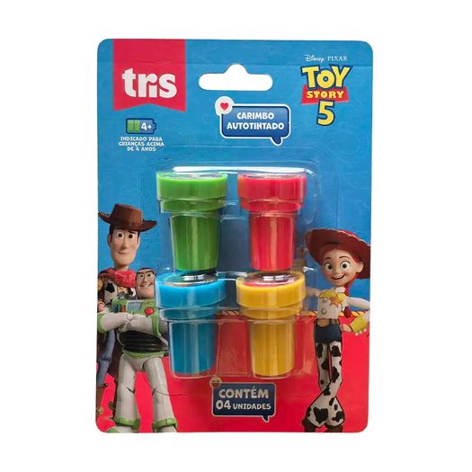 carimbo toy story 4 unidades tris