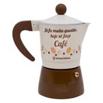 cafeteira italiana 150ml café off white