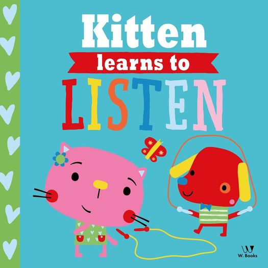 kitten learns to listen