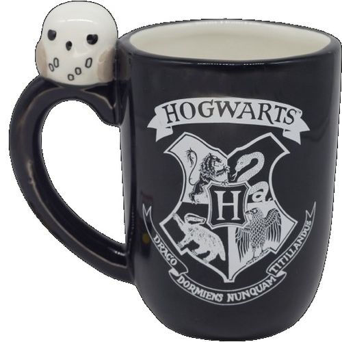 caneca mate 3d 500ml hogwarts