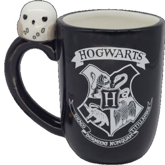 caneca mate 3d 500ml hogwarts