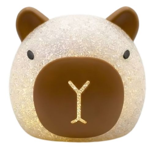 luminária capivara cristal