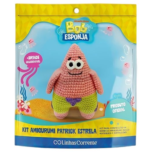 kit amigurumi patrick estrela