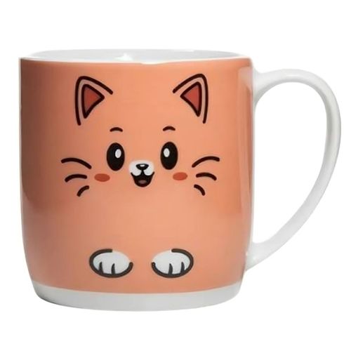 caneca de porcelana pet gato