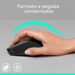 mouse wireless m280 cinza - logitech