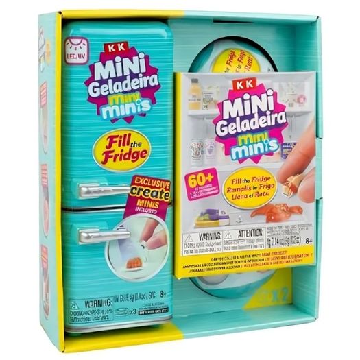 kit geladeira mini brands com 2 mini brands fill the fridge