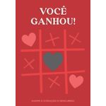 cartão raspadinha você ganhou 12x16cm