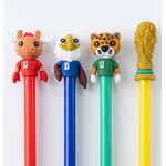 caneta esferográfica mascotes da copa diversos modelos