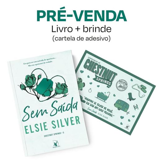 sem saída + cartela de adesivo