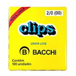 clips n 2/0 100un linha leve bacchi